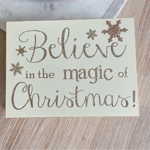 ✨ Gold Glitter Christmas Sign ✨